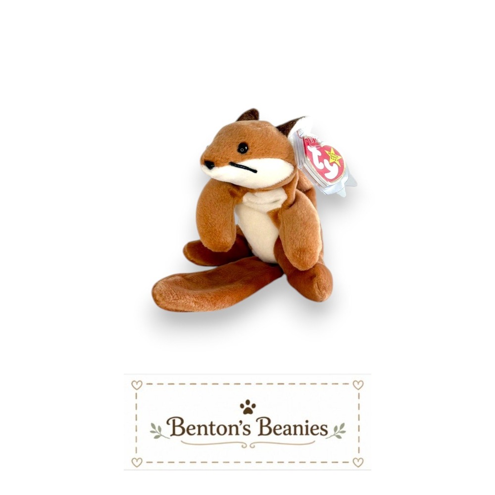 Sly the Fox Ty Beanie Baby | Woodland Wanderer 🦊 | Mint Heart Tag ⭐